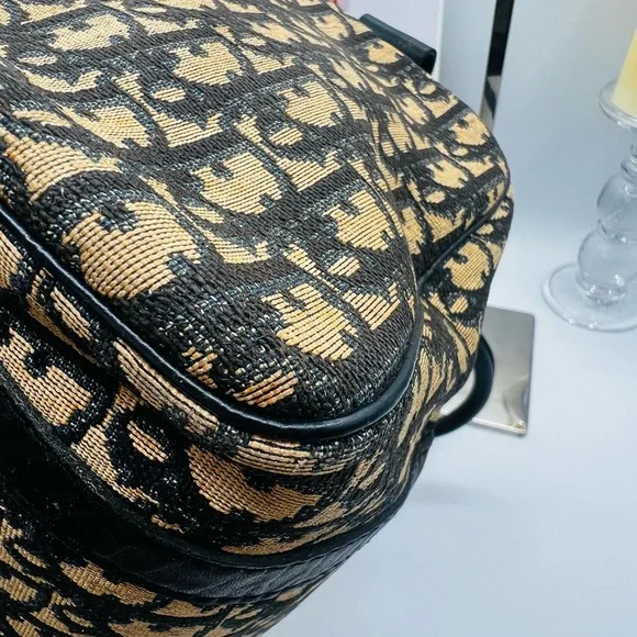 Dior Boston Trotter Bag - Navy/Tan - Picture 10 of 16